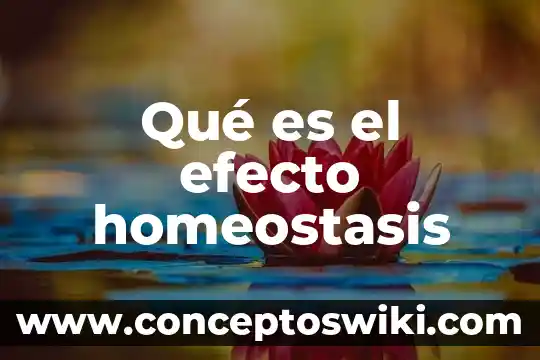Que es causa del tributo 5 Qué es el efecto homeostasis