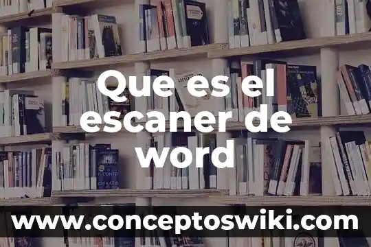 Que es un símbolo en word 7 Que es el escaner de word