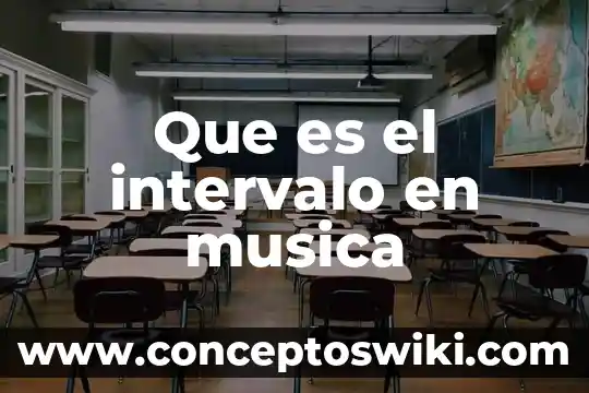 Que es mixtura significado en musica 8 Que es el intervalo en musica
