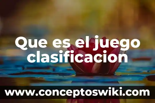 Que es el activo de una empresa y su clasificaci贸n 5 Que es el juego clasificacion