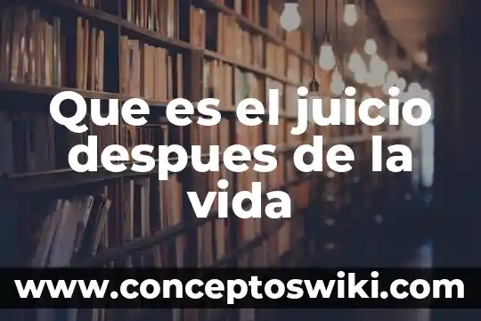 Que es bueno hacer ejercicio antes o despues de correr 7 Que es el juicio despues de la vida