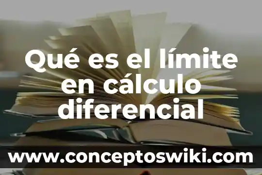 Qué es la diferencial de una función dependiente cálculo 5 Qué es el límite en cálculo diferencial