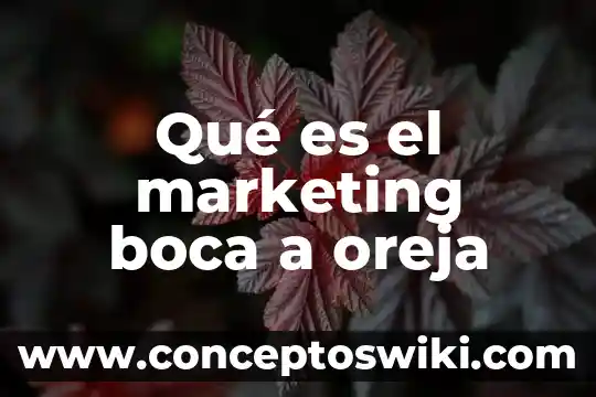 Que es bueno para fuegos dentro dela boca 3 Qué es el marketing boca a oreja