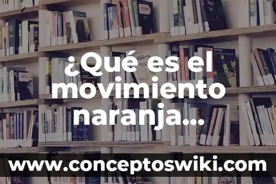 Que es el movimiento naranja parodia 8 ¿Qué es el movimiento naranja canción?