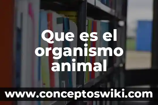 Que es la globalizacion y salud animal informacion 3 Que es el organismo animal