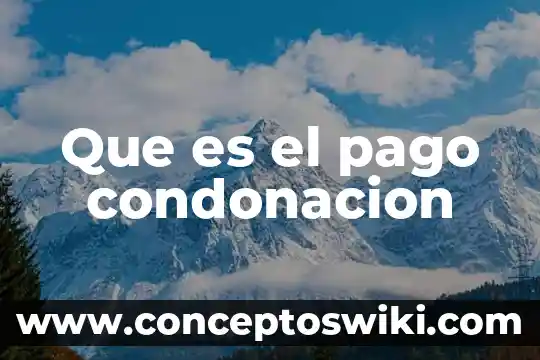 Pago bimestral que es 7 Que es el pago condonacion