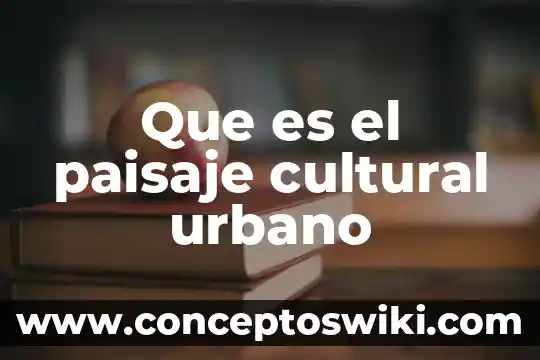 Que es un distrito urbano y sus caracteristicas 8 Que es el paisaje cultural urbano