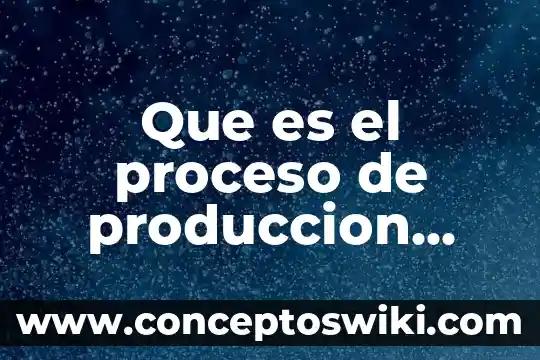 Que es un modo de produccion economia 6 Que es el proceso de produccion capitalista