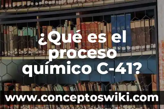 Que es proceso de información 6 ¿Qué es el proceso químico C-41?