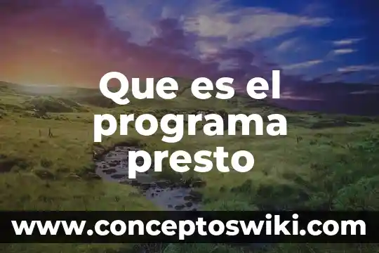 Que es programa dual 3 Que es el programa presto