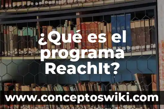 Que es un programa de inspecciones 5 ¿Qué es el programa ReachIt?