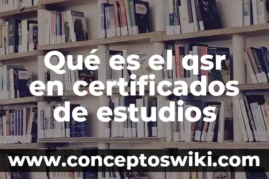 Estudios bíblicos que es ser santo 6 Qué es el qsr en certificados de estudios