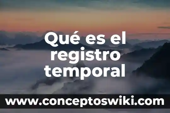 Que es color negro registro en indesign 5 Qué es el registro temporal