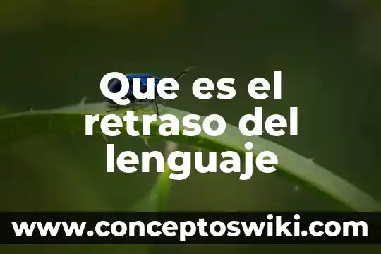 Que es el lenguaje publicitario estandarizado 4 Que es el retraso del lenguaje