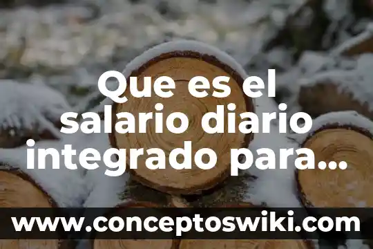 Qué es el número de afiliación ante el IMSS 4 Que es el salario diario integrado para el imss