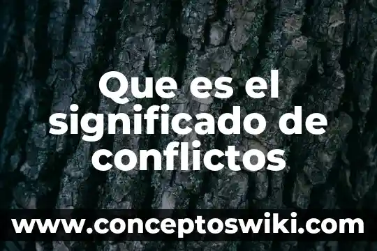 Que es un cohuina y significado de coihuna 5 Que es el significado de conflictos