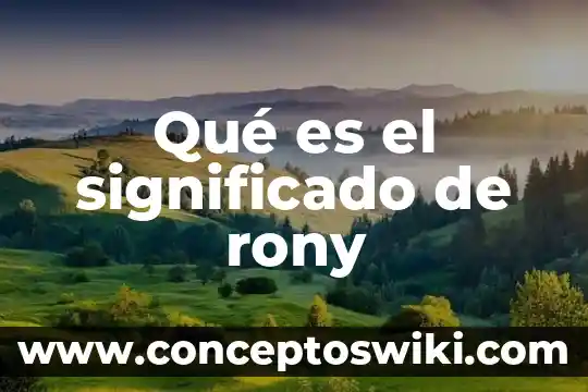 Que es fuck girl significado 6 Qué es el significado de rony