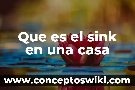 Por que es importante mantener limpia la casa 5 Que es el sink en una casa