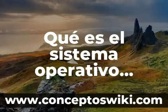 ¿Qué es un plan operativo programa de salud? 4 Qué es el sistema operativo android para pc