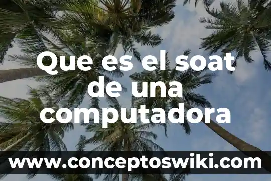 Por que es importante que una computadora tenga un regulador 7 Que es el soat de una computadora