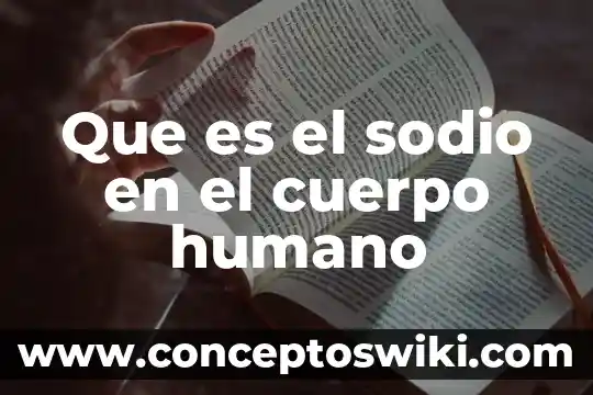 Qué es mento en cuerpo humano 7 Que es el sodio en el cuerpo humano