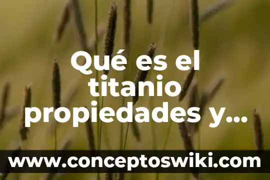 Que es motivacion e higiene características 4 Qué es el titanio propiedades y características