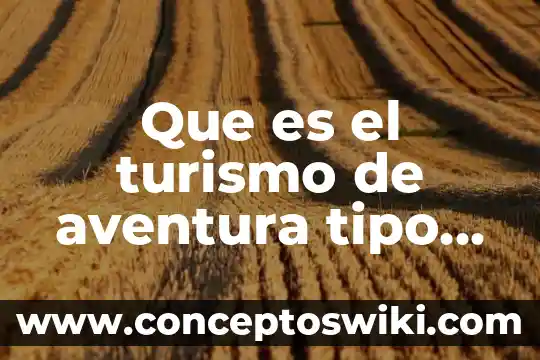 Qué es el turismo de sol y playa pdf 3 Que es el turismo de aventura tipo clasificación