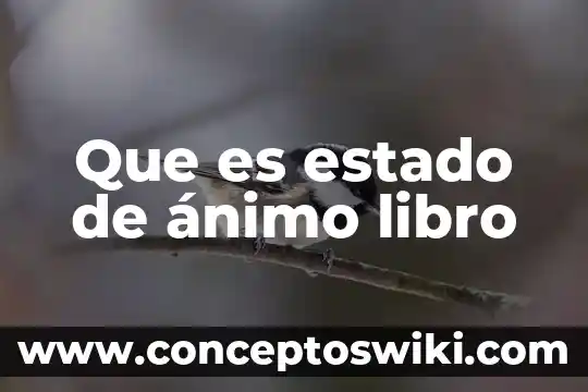 Que es estado de animo depresivo 5 Que es estado de ánimo libro