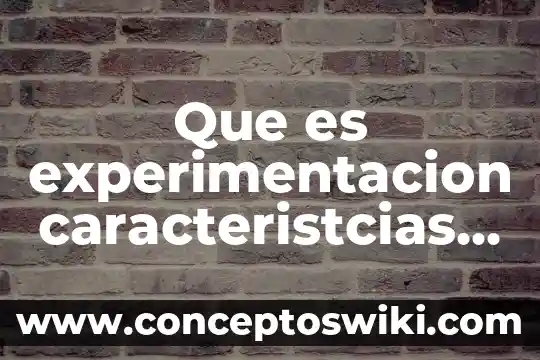 Qué es el significado del nombre irais 4 Que es experimentacion caracteristcias reglas y ejemplos
