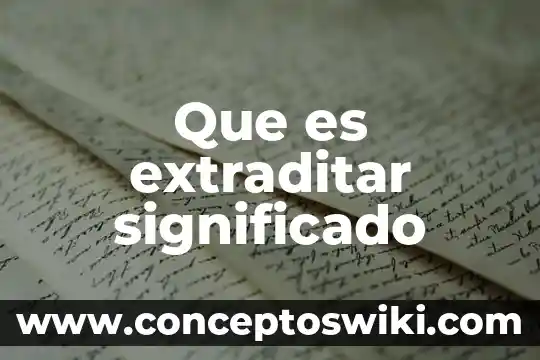 Que es una linea diagonal significado 7 Que es extraditar significado