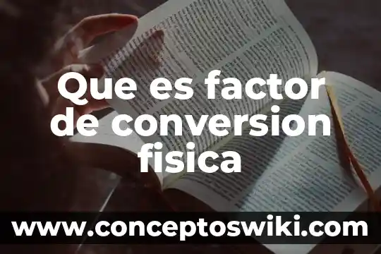 Que es el factor interno en la toma de desicion 8 Que es factor de conversion fisica