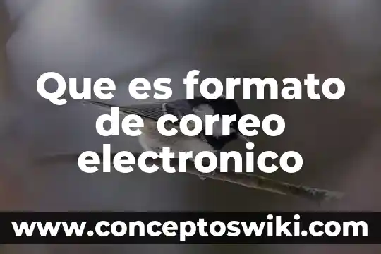 Qué es un correa electrónico 3 Que es formato de correo electronico