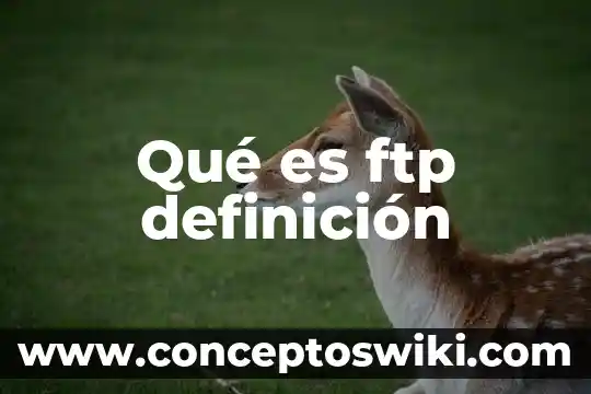 Que es aprensiva definicion 5 Qué es ftp definición