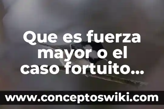 Por que es importante el complejo mayor de histocompatibilidad 8 Que es fuerza mayor o el caso fortuito en derecho
