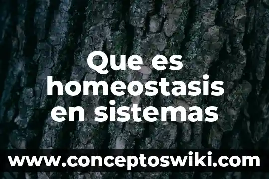 Para que es la materia de sistemas operativos 6 Que es homeostasis en sistemas