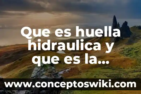 Por que es importante el sector alimentario 4 Que es huella hidraulica y que es la industria alimentario