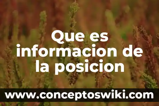 Qué es una fuentes de informacion y tipos de fuentes 3 Que es informacion de la posicion