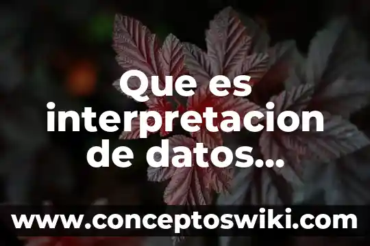 Qué es fonética y sus ejemplos 8 Que es interpretacion de datos ejemplos