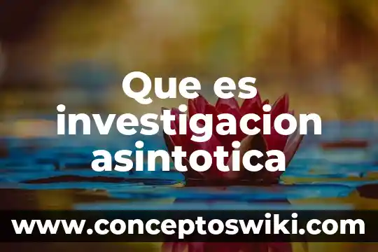 Que es un un proyecto de investigacion 7 Que es investigacion asintotica