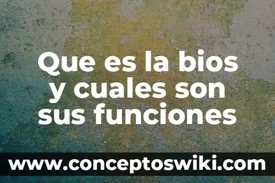 Que es litigio y cuales son sus partes 5 Que es la bios y cuales son sus funciones