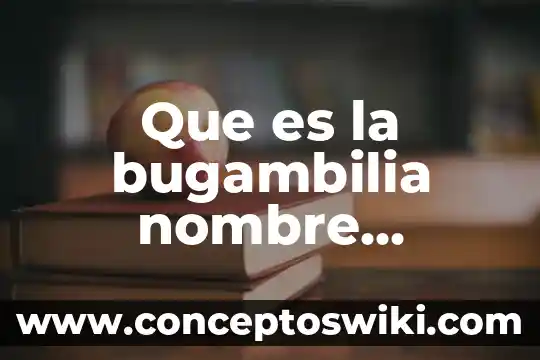 Ab-pom que es 6 Que es la bugambilia nombre cientifico