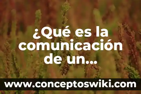 Qué es la comunicación según algunos autores 6 ¿Qué es la comunicación de un producto?