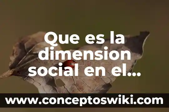 Desarrollo sustentable que es trackid sp-006 3 Que es la dimension social en el desarrollo sustentable