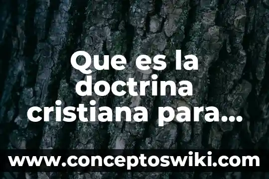 Qué es ley jurisprudencia costumbre y doctrina 6 Que es la doctrina cristiana para niños