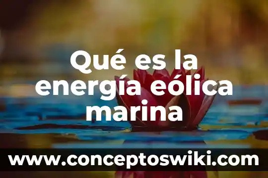 Qué es la energía eólica renovable 7 Qué es la energía eólica marina