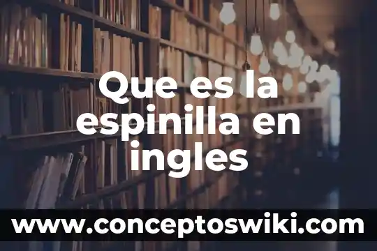 Qué es ripe en inglés 5 Que es la espinilla en ingles