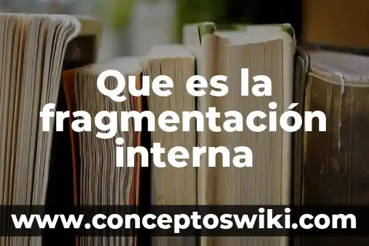 Que es a cuarentena externa e interna 7 Que es la fragmentación interna