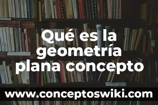 Que es estepa semidesértica muy plana 4 Qué es la geometría plana concepto