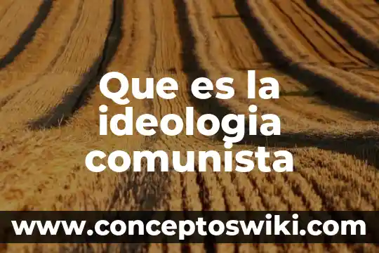 Qué es un mimeógrafo definición 3 Que es la ideologia comunista
