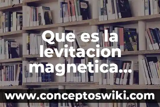 Que es flor libros 3 Que es la levitacion magnetica libros